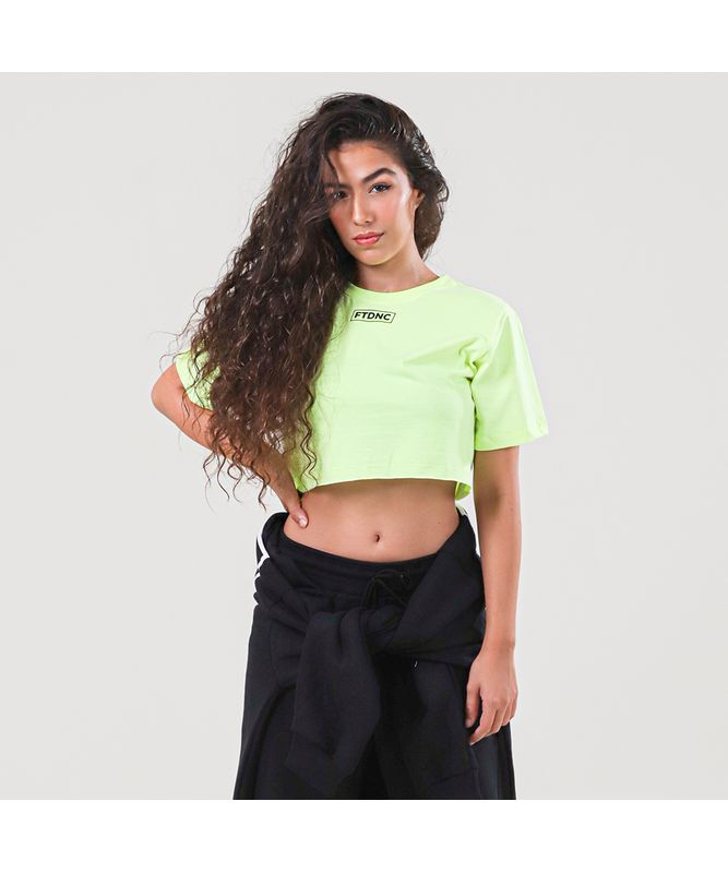 CROPPED FTDNC NEON YELLOW GG