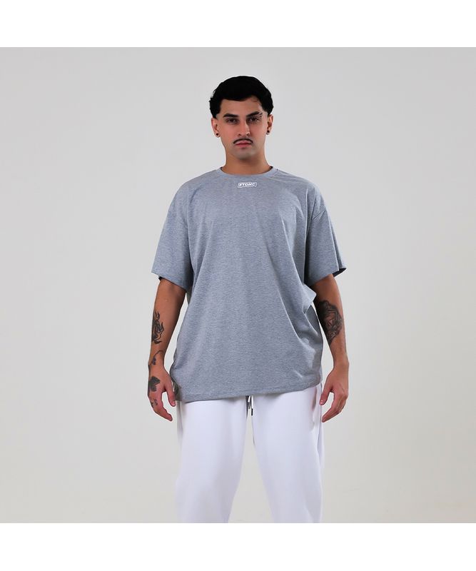 T-SHIRT OVERSIZED FTDNC 78 CINZA G