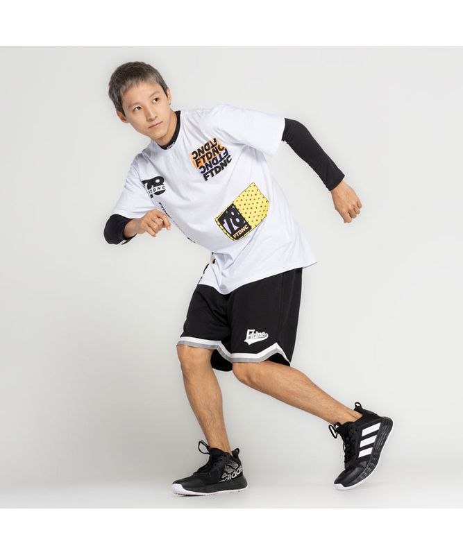 BERMUDA BASQUETE PRETA E CINZA FTDNC M BERMUDA BASQUETE PRETA E CINZA FTDNC M