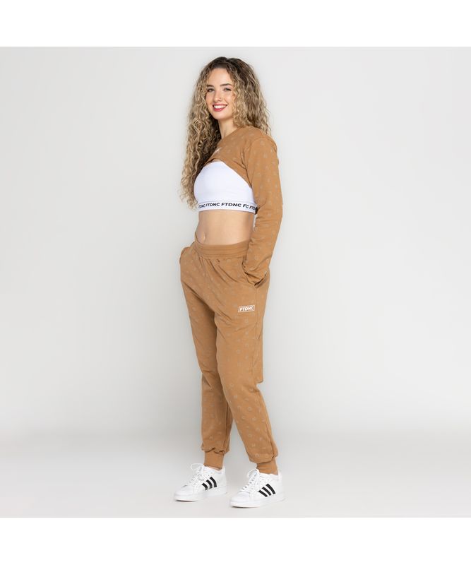 Calça moletom com store top