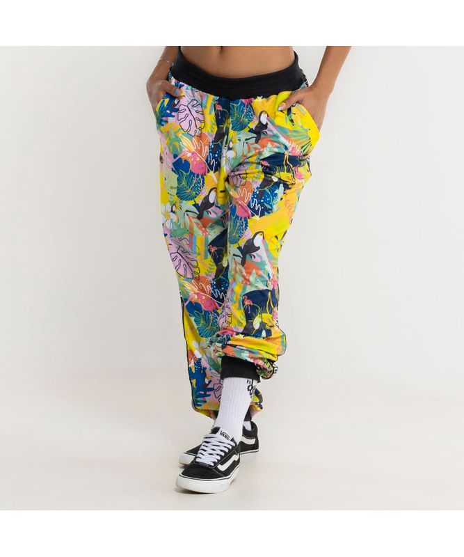 CALÇA FITDANCE FLORAL M