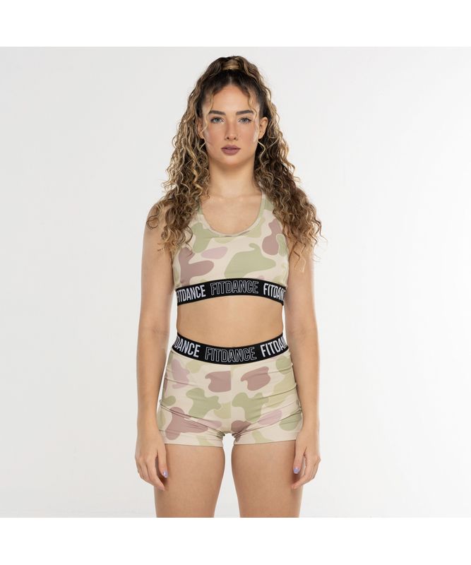 TOP ELASTICO FITDANCE CAMUFLADO GG TOP ELASTICO FITDANCE CAMUFLADO GG