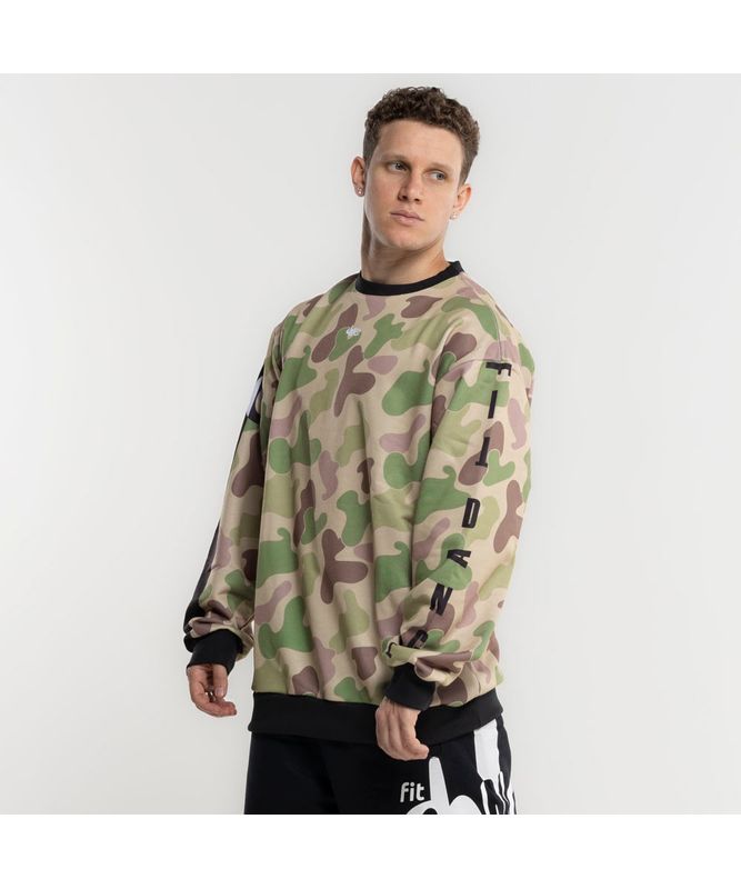 MOLETOM FITDANCE LINES CAMUFLADO M MOLETOM FITDANCE LINES CAMUFLADO M