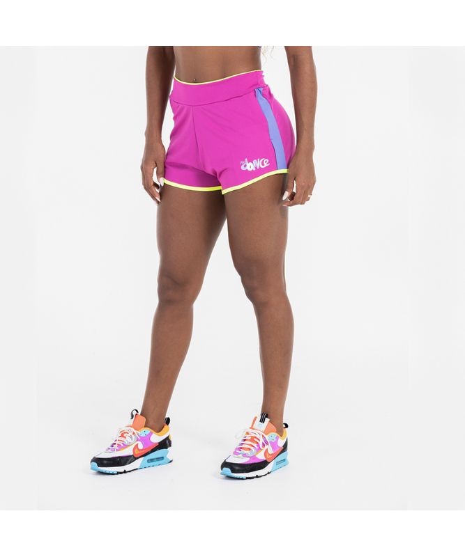 SHORTS TRICOLOR FITDANCE ROSA P