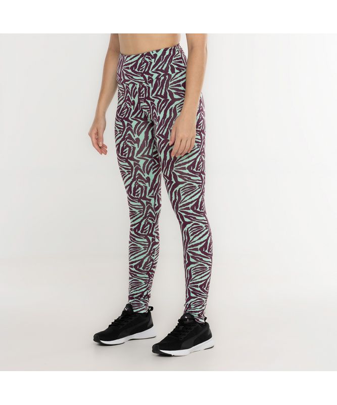 CALÇA LEGGING ZEBRADO FITDANCE ROXO P