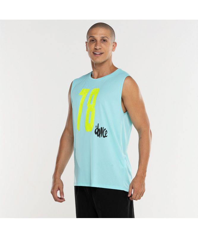 REGATA POLI MACHÃO FITDANCE AZUL M REGATA POLI MACHÃO FITDANCE AZUL M