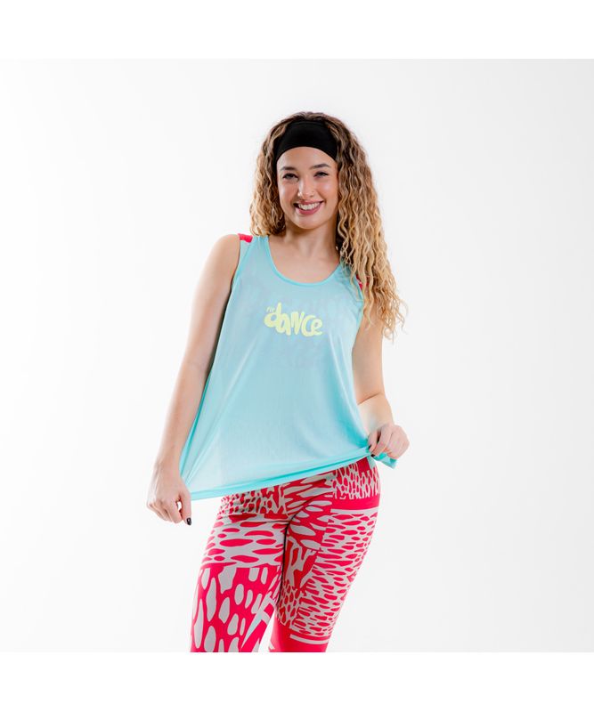 REGATA TRANSPASSADA FITDANCE AZUL M