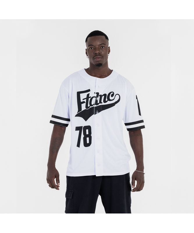 CAMISA BASEBALL OVER FTDNC BRANCA G CAMISA BASEBALL OVER FTDNC BRANCA G