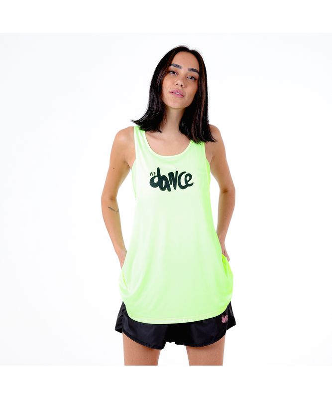 REGATA CAVADA V2 FITDANCE AMARELO NEON P REGATA CAVADA V2 FITDANCE AMARELO NEON P