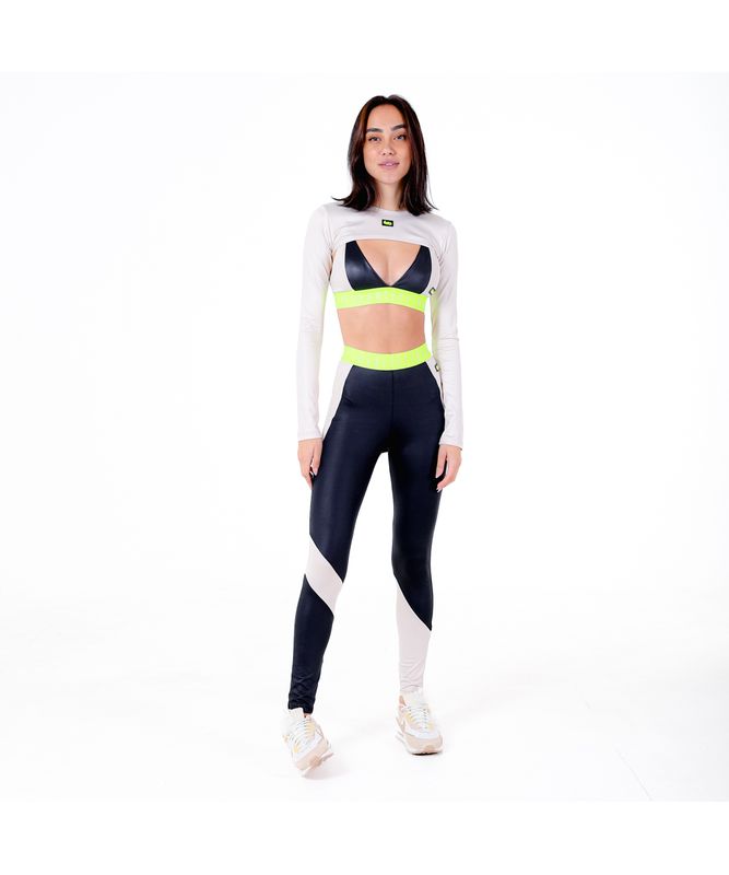 CASACO CROPPED CIRRE FITDANCE BEGE P