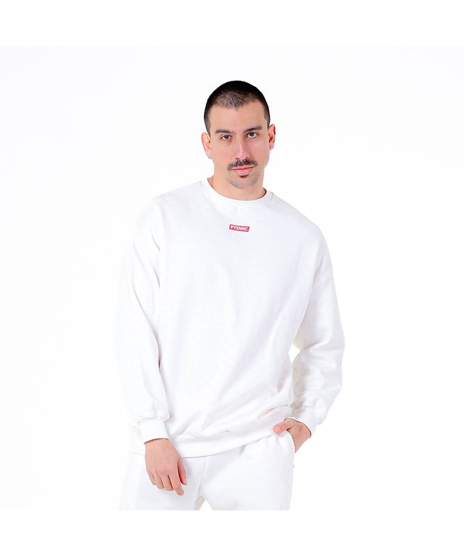 MOLETOM FULL PRINT FTDNC OFF-WHITE P MOLETOM FULL PRINT FTDNC OFF-WHITE P