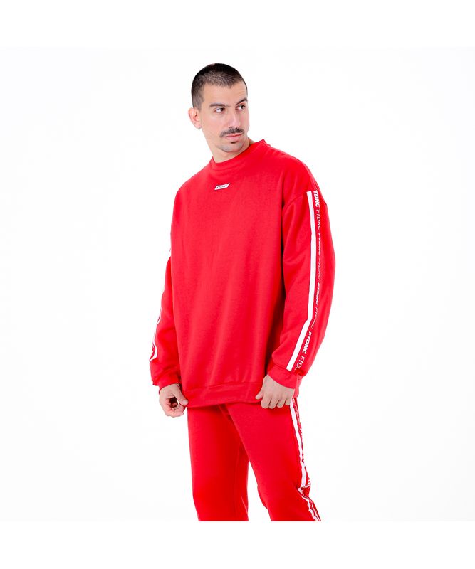 MOLETOM LISTRA FTDNC VERMELHO M