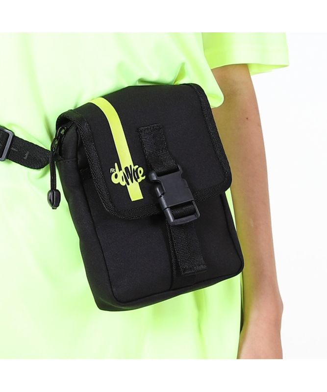 SHOULDER BAG FITDANCE LINES PRETO EST AMARELO