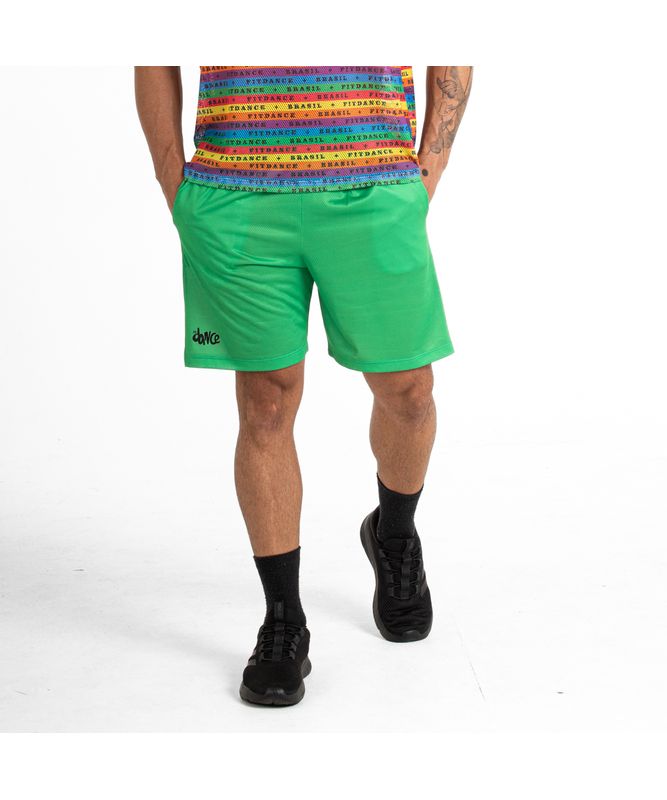 BERMUDA FITDANCE COLORÊ VERDE M