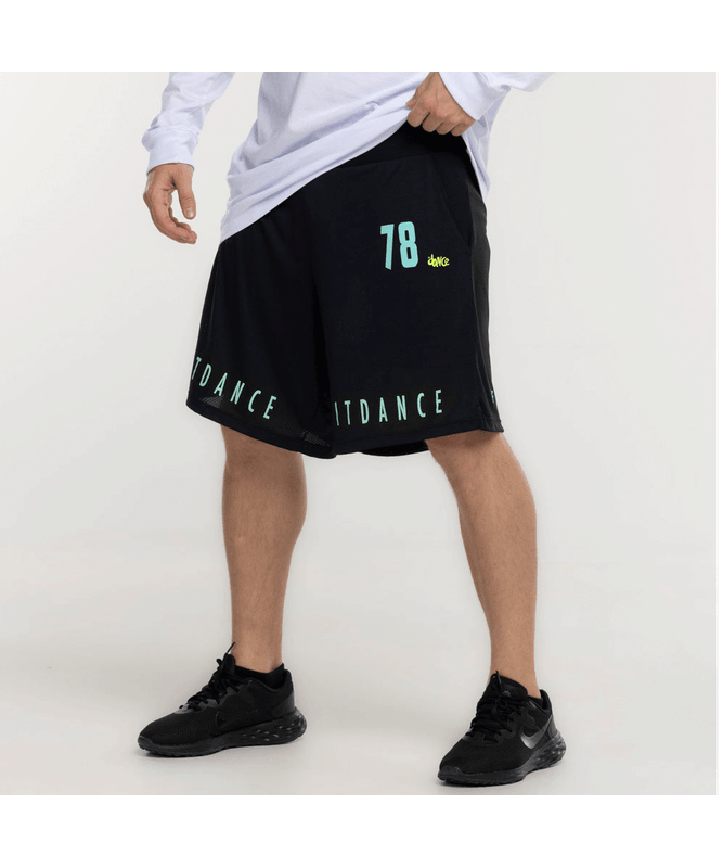 BERMUDA MESH FITDANCE PRETO P