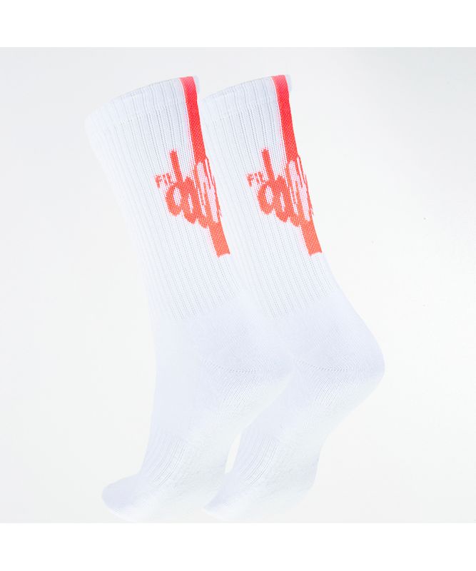 MEIA LINES FITDANCE BRANCO EST CORAL MEIA LINES FITDANCE BRANCO EST CORAL