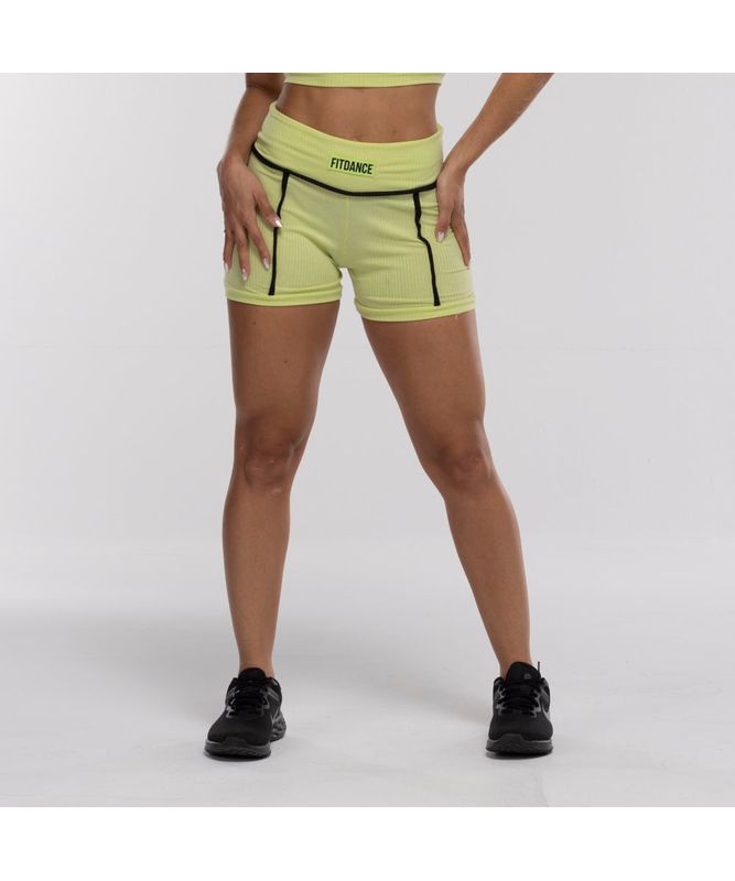 SHORTS VIES FITDANCE CITRUS M