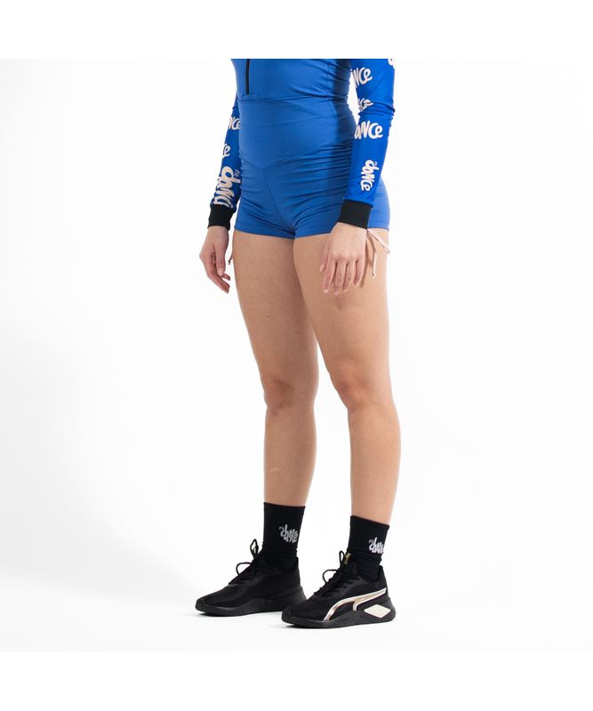 SHORTS AMARRAÇÃO LATERAL LC FITDANCE AZUL P