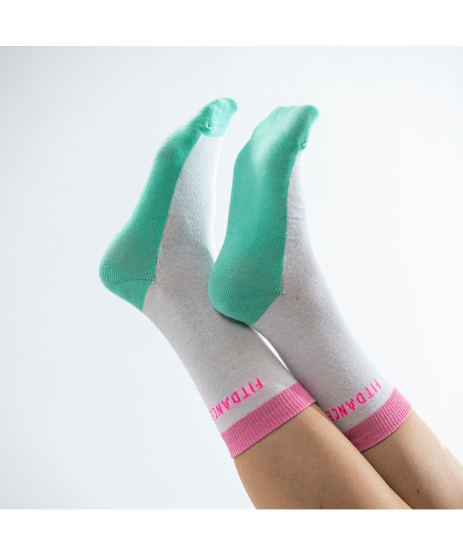 MEIA BRANCO FITDANCE CANDY