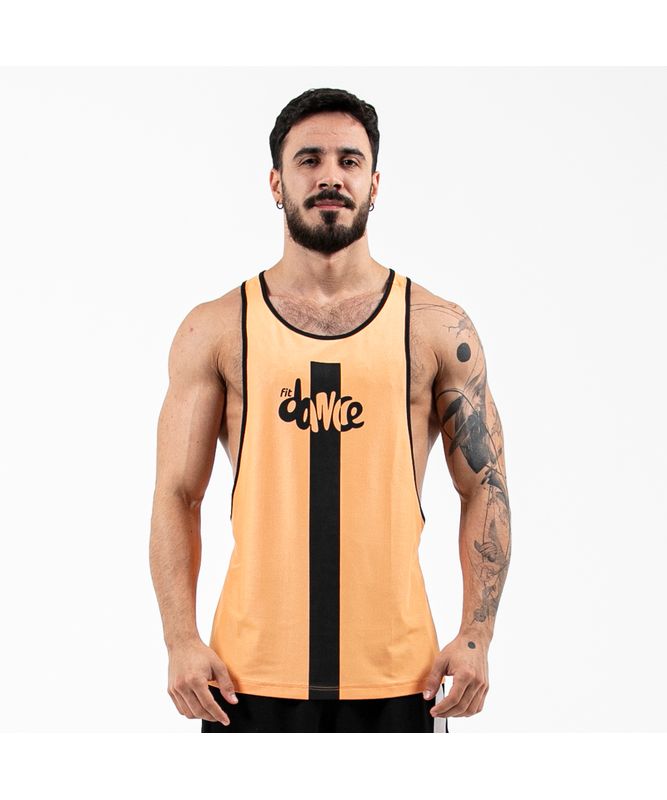 REGATA CAVADA BEATS LINES FITDANCE LARANJA M