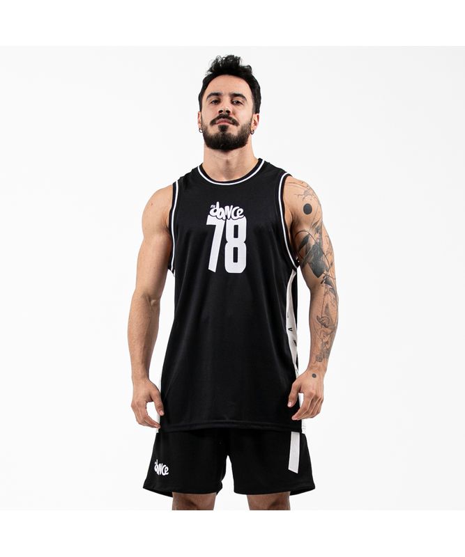 REGATA BASQUETE BEATS FITDANCE PRETO G