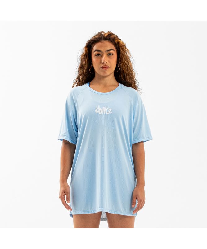 CAMISETA RAGLAN FITDANCE CHROMA AZUL P