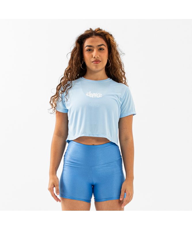 CROPPED FITDANCE CHROMA AZUL P