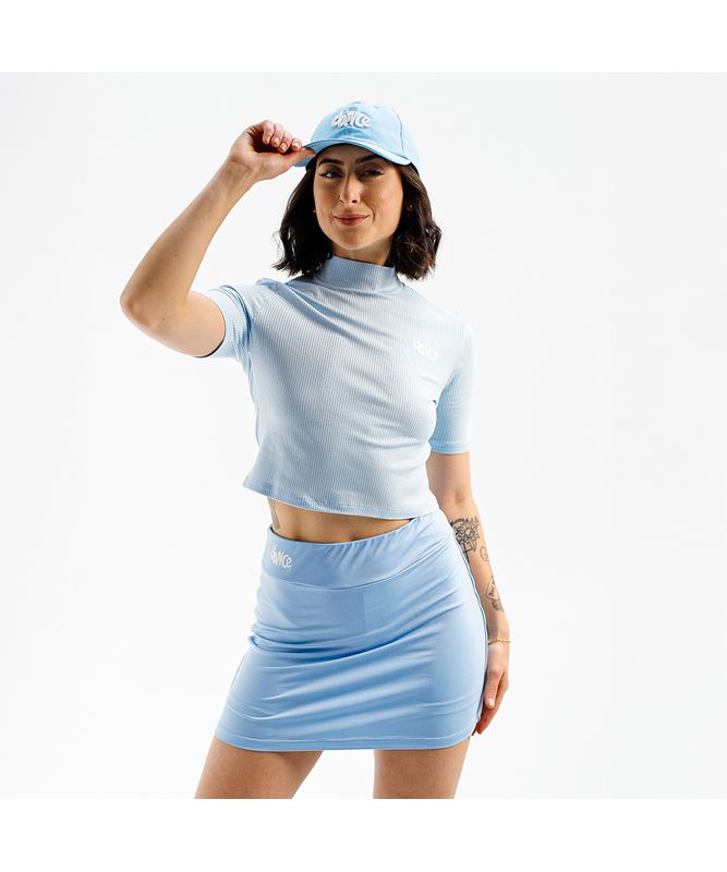 CROPPED GOLINHA FITDANCE AZUL Tamanho:P