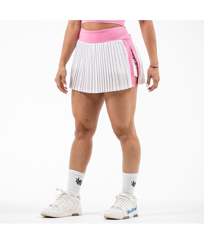 SHORTS SAIA PLISSADO FITDANCE SPORT ROSA Tamanho:P