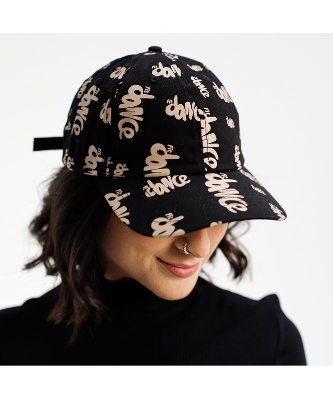 BONÉ ABA CURVA LC FITDANCE PRETO